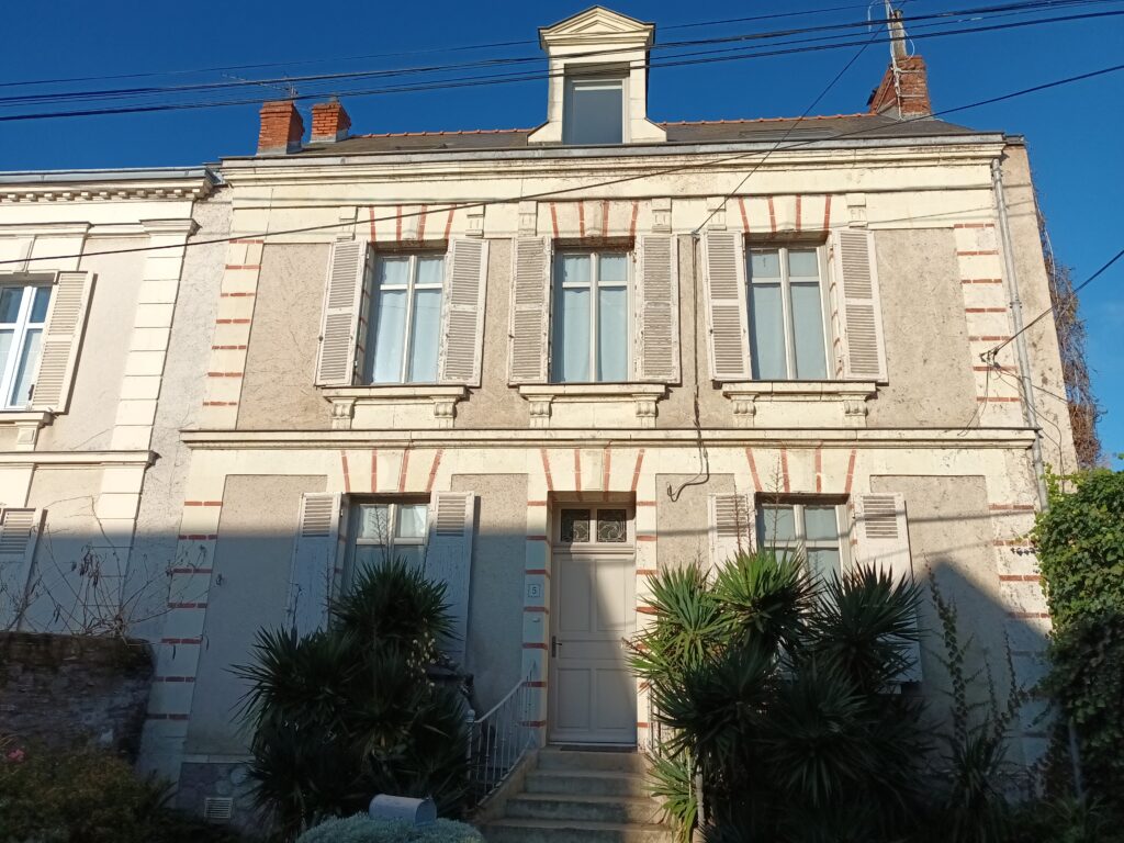 rénovation façades d'une maison d'habitation Angers (49)