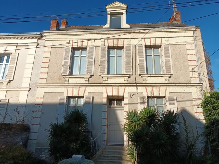 rénovation façades d'une maison d'habitation Angers (49)